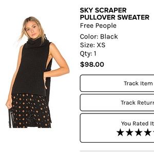 Free People Sky Scraper Pullover Sweater